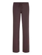 Low Waist Loungewear Trousers Pyjamahousut Olohousut Brown Gina Tricot