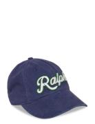 The Ralph Logo Twill Ball Cap Accessories Headwear Caps Navy Polo Ralp...